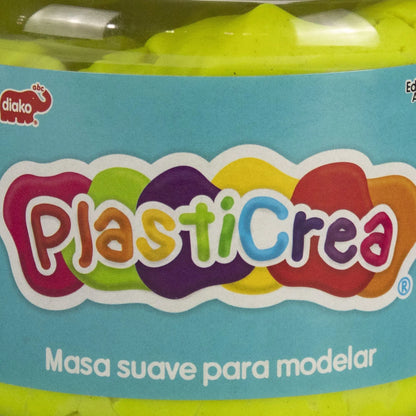 Plasticrea Plastilina Amarilla 1 Kg Arte Niños Manualidades Niños - Plasticrea - vista lateral