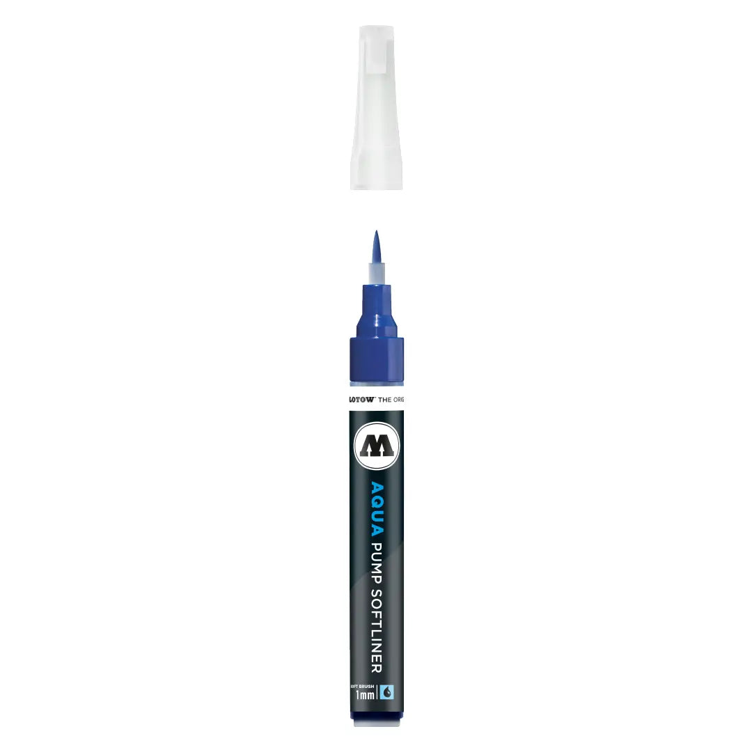 MOLOTOW - PACK CON 6 MARCADORES ACUARELABLES GRAFX 1MM "SET #1" - Molotow - vista lateral