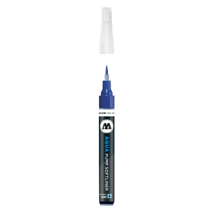 MOLOTOW - PACK CON 6 MARCADORES ACUARELABLES GRAFX 1MM "SET #1" - Molotow - vista lateral
