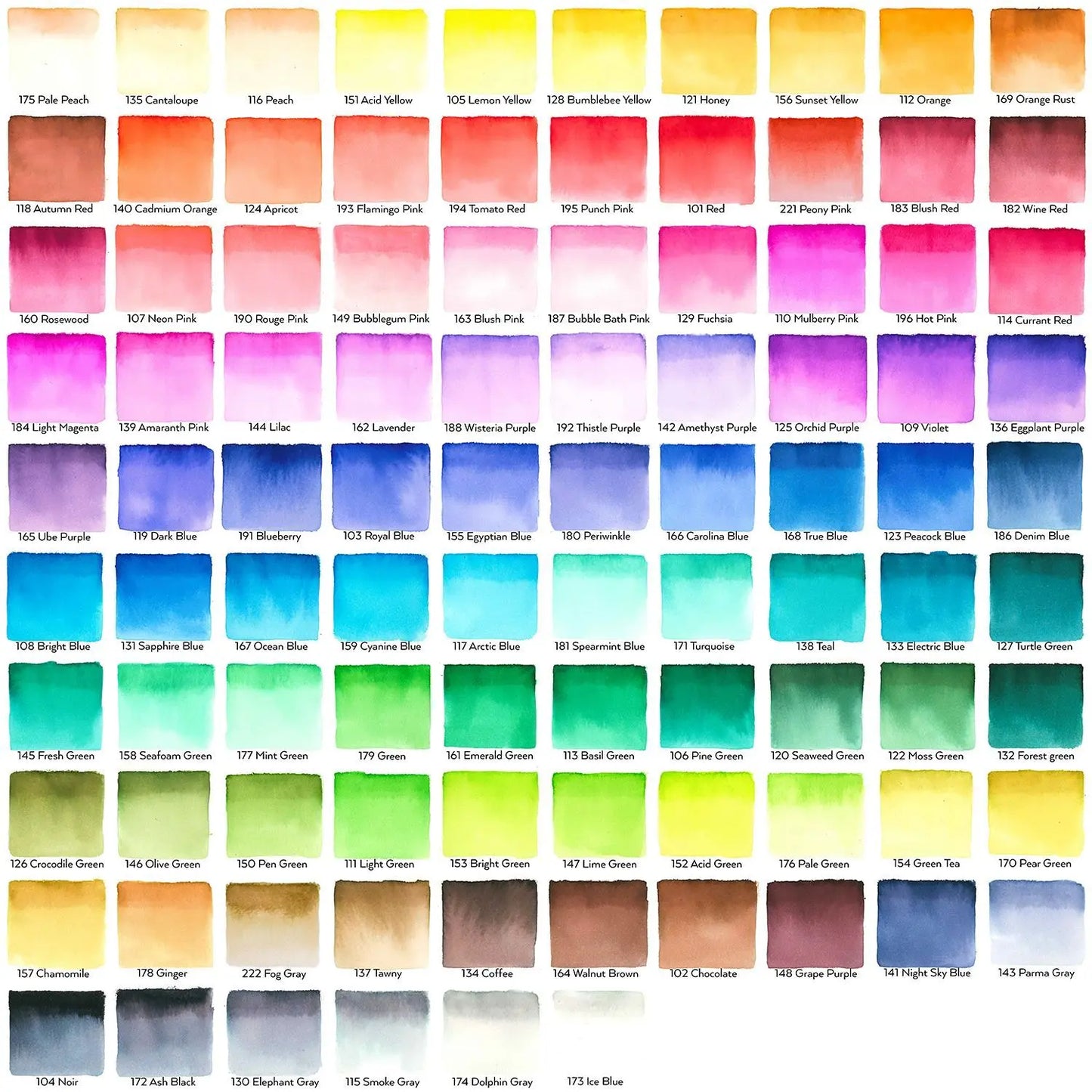 Arteza Real Brush Pens, 96 Colors, Flexible Nylon Tips, Coloring Markers in 108-Slot Organizer Case, Art Supplies for Watercolor Painting, Sketching, Lettering, and Calligraphy - Arteza - detalle