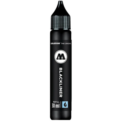 MOLOTOW -REFILL DE TINTA BASE AGUA BLACKLINER 30ML - Molotow
