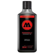 MOLOTOW - REFILL TINTA NEGRA BRILLANTE COVERSALL 250ML - Molotow