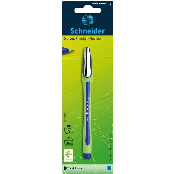 SCHNEIDER - 1 ESTILÓGRAFO FINELINER XPRESS #08 AZUL - Schneider