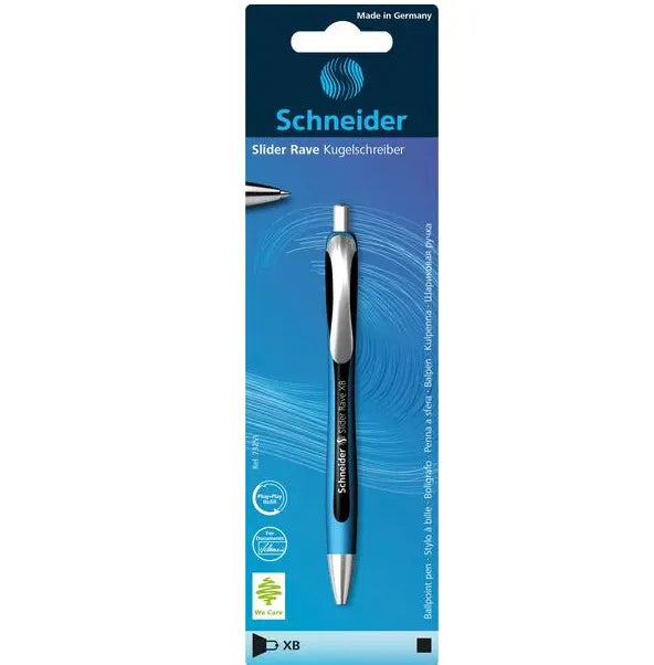 SCHNEIDER - BOLÍGRAFO SLIDER RAVE XB NEGRO - Schneider