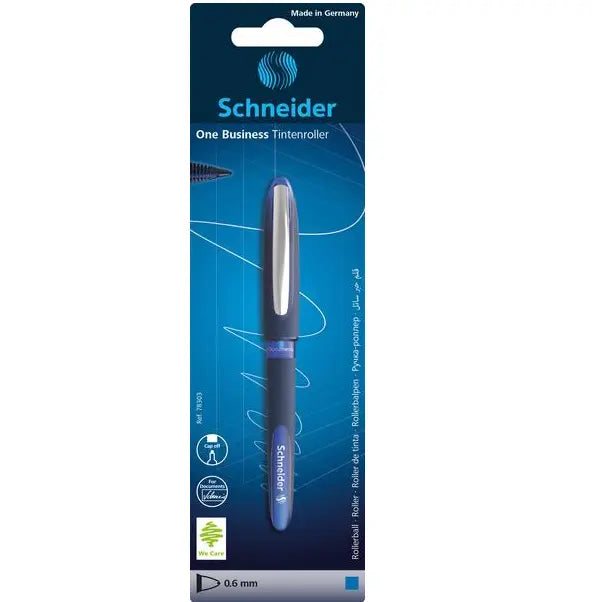 SCHNEIDER -1 BOLÍGRAFO ROLLER ONE BUSINESS #06 negro | #000000 | mate | ? | ? / 0.6mm - Schneider - vista lateral
