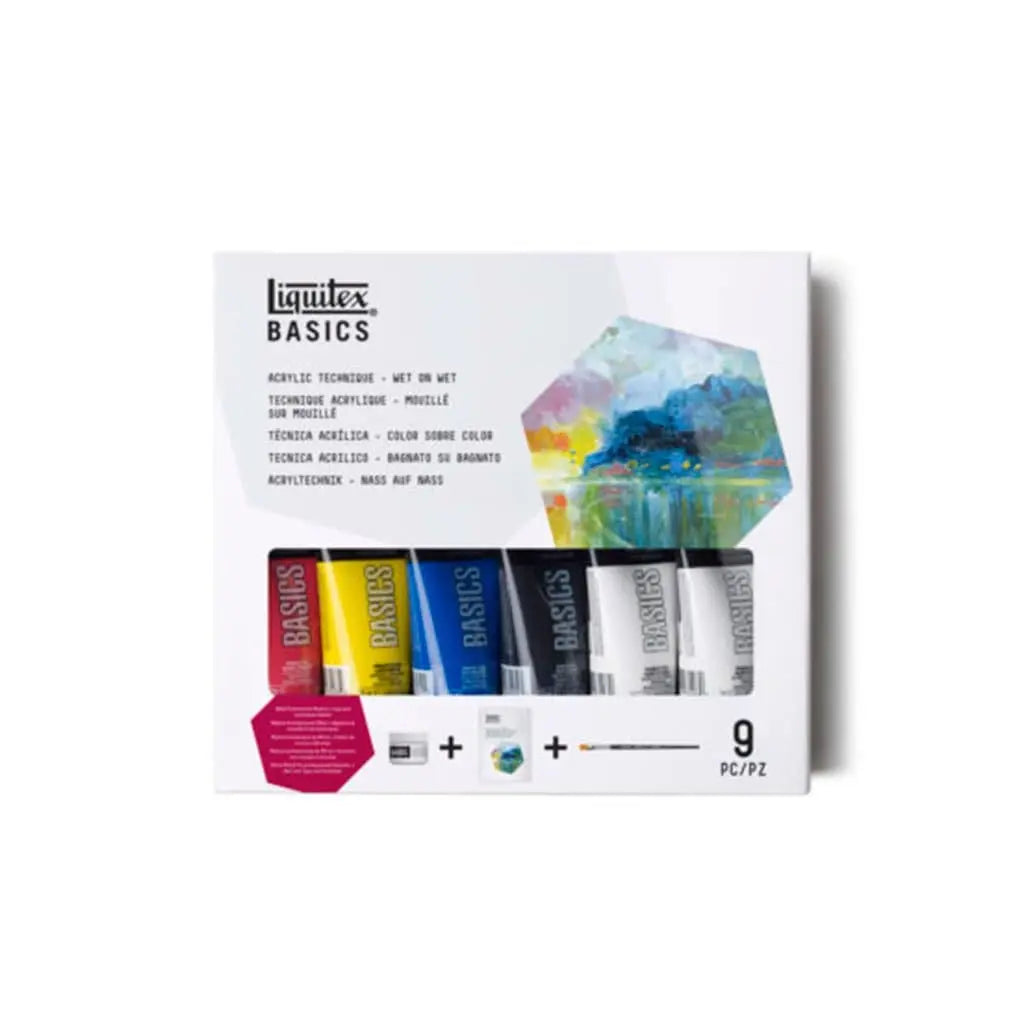 Set básico acrílico basics color sobre color no.3699304 Liquitex - Set básico acrílico basics color sobre color no.3699304 - Liquitex