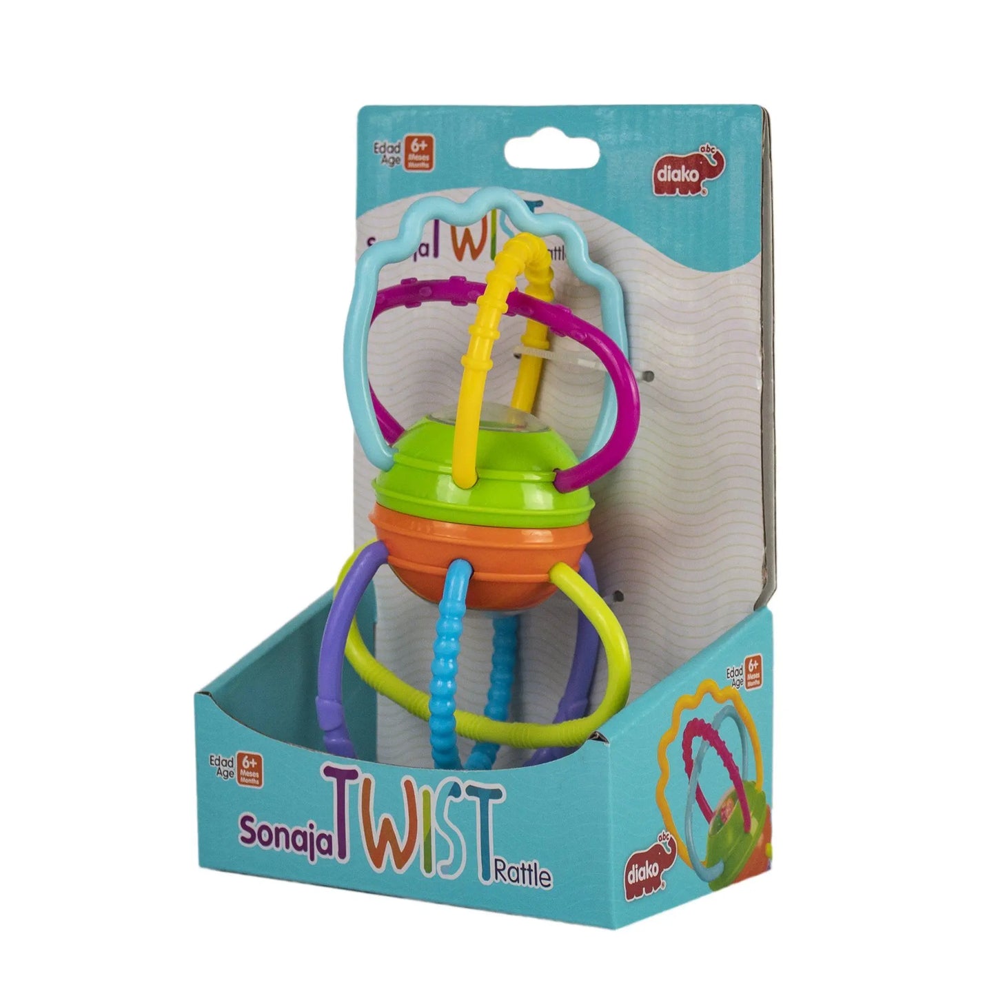 Sonaja Twist Plástico Niños Colores Diako - Diako - vista trasera