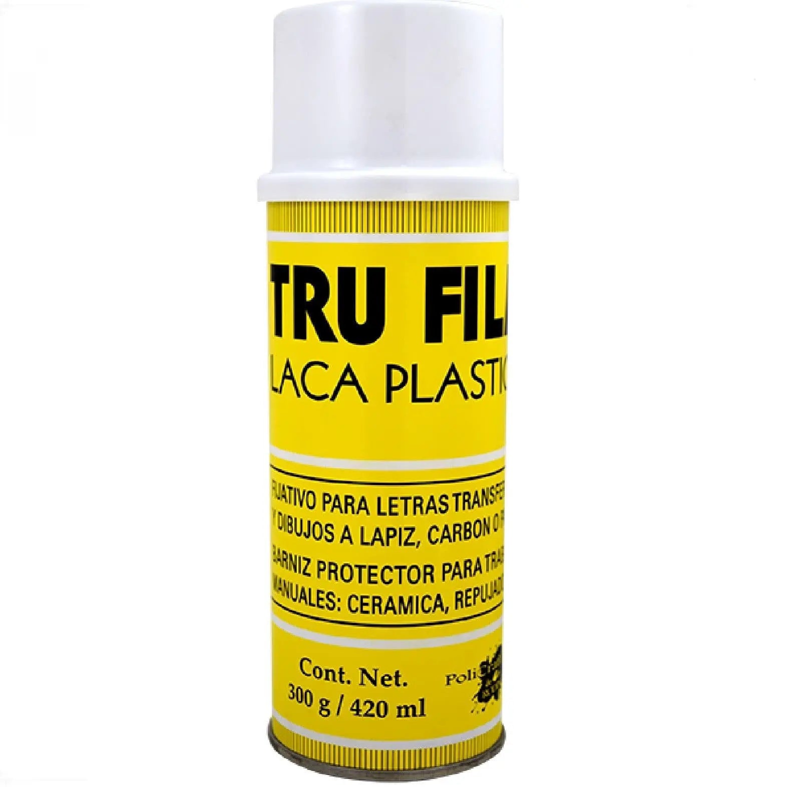 POLICRAFT - Laca plástica brillante tru-film 420 ml - Policraft - vista lateral