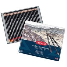 Derwent - Caja metálica con 24 lápices tinted charcoal no. 2301691 Derwent - Caja metálica con 24 lápices tinted charcoal no. 2301691 - Derwent