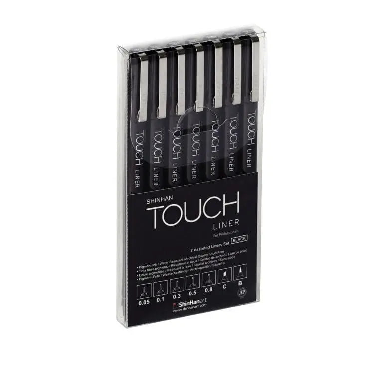 TOUCH - Set con 7 estilógrafos  Touch Liner - Touch