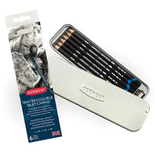 DERWENT - CAJA METÁLICA DE LÁPICES ACUARELABLES SKETCH CON 6 PIEZAS - Derwent