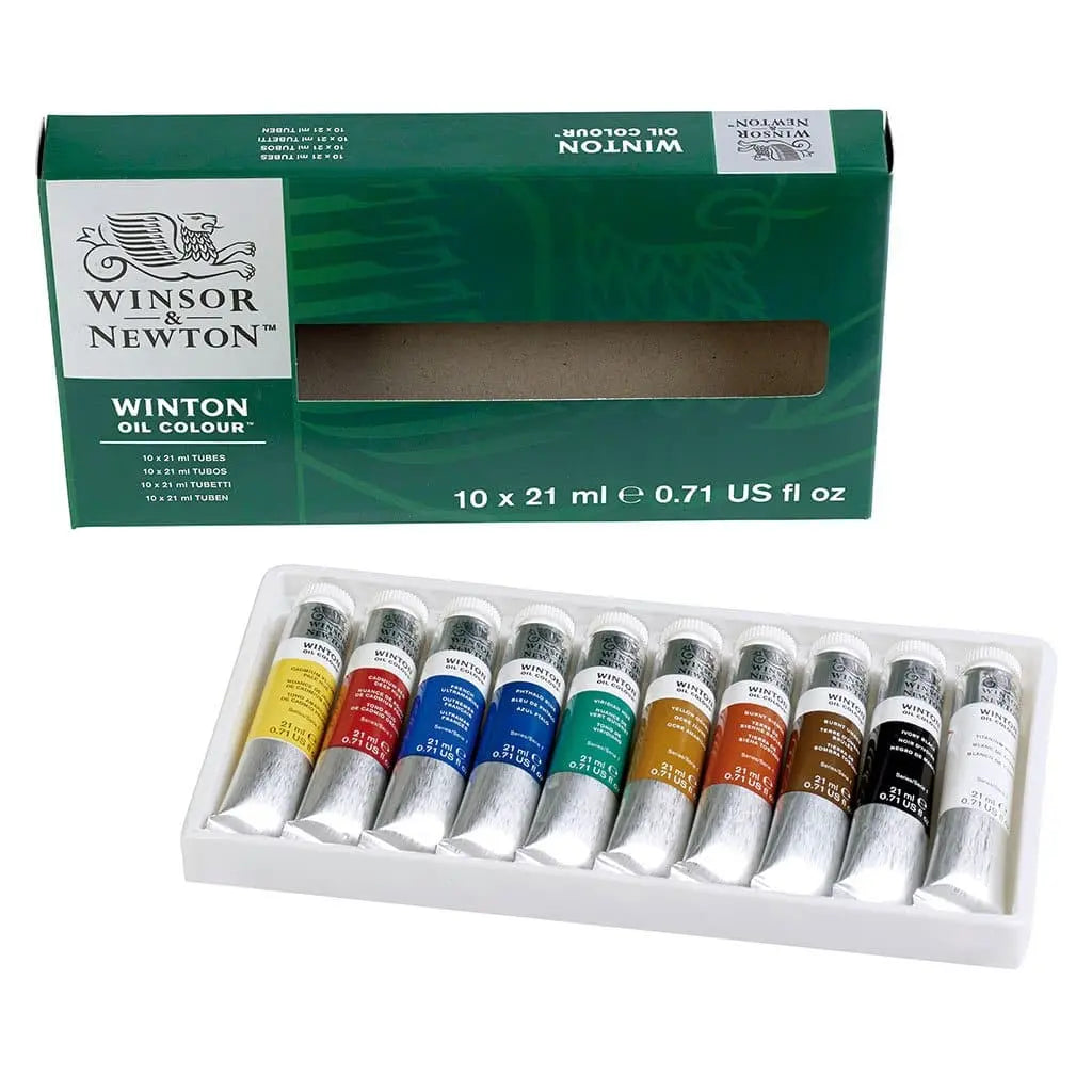 WINTON - Set con 10 tubos de óleo de 21 ml cada uno #618 - Winsor & Newton