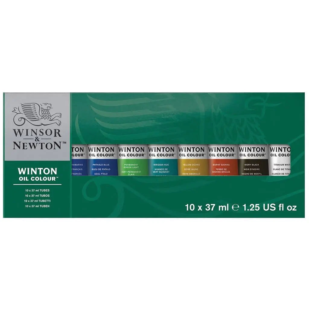 WINTON - Set con 10 tubos de óleo de 37ml c/u #619 - Winsor and Newton
