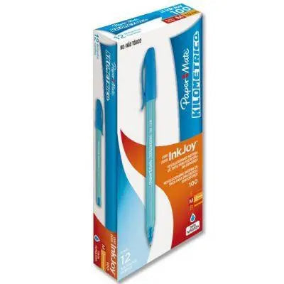 Bolígrafo Kilométrico Paper Mate Turquesa 12 piezas - Papermate - accesorios